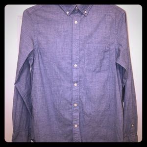 Men’s chambray button down oxford S